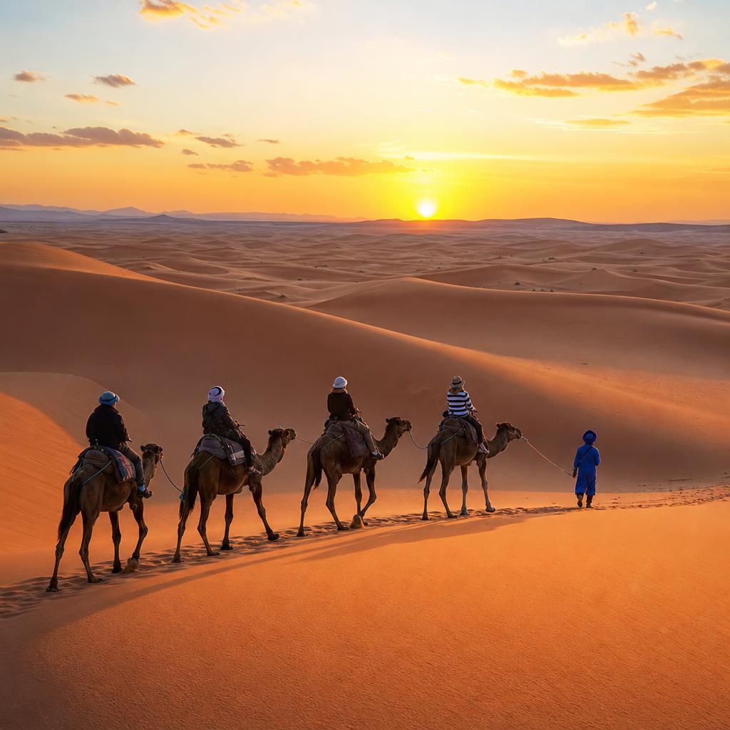 Désert de Merzouga : bivouac sous les étoiles
